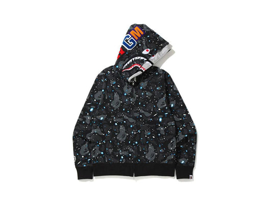 BAPE SHARK WGM HOODIE "GALAXY CAMO"