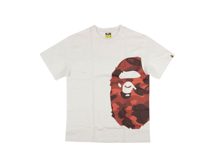 BAPE APE HEAD RED CAMO TEE "WHITE"