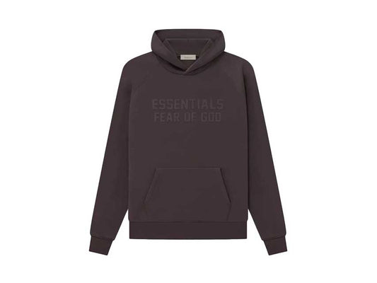 ESSENTIALS PULLOVER HOODIE "PLUM"