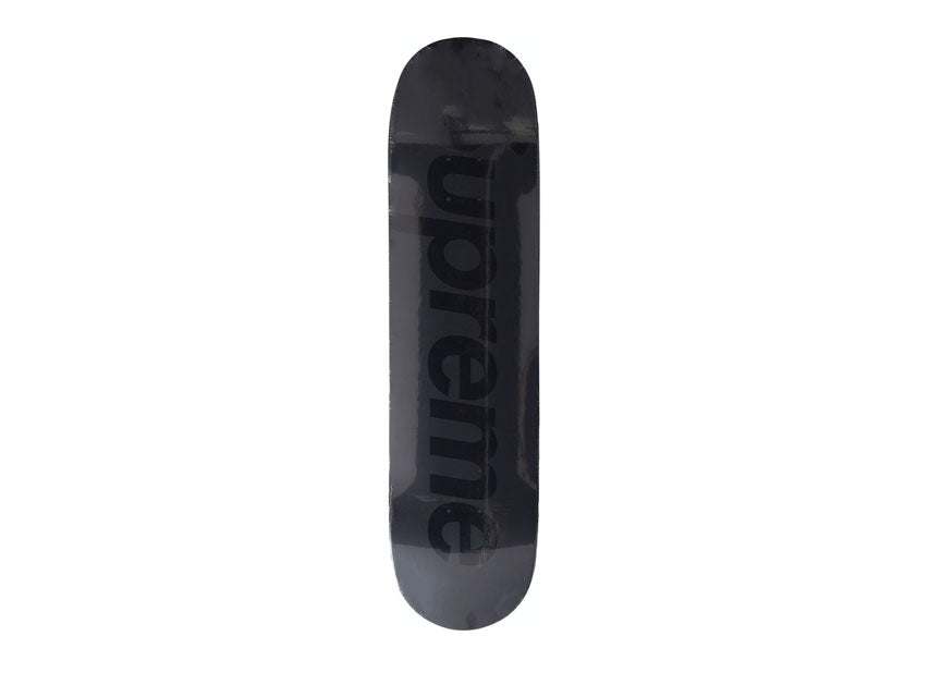 SUPREME TONAL BOX LOGO SKATEBOARD DECK BLACK