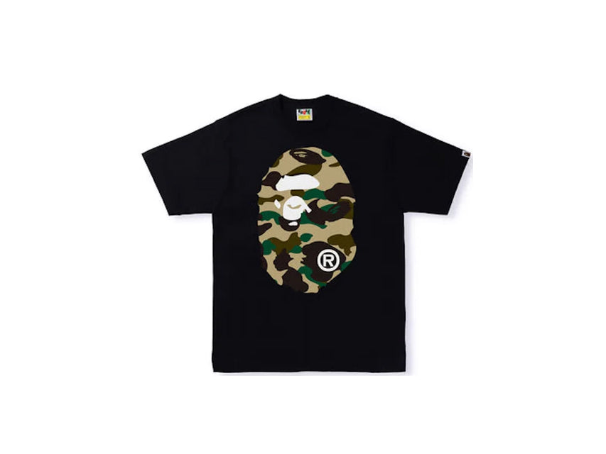 BAPE A BATHING APE TEE "BLACK/CAMO"