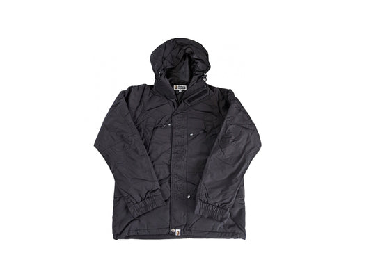 BAPE APE FACE STA WINDBREAKER "BLACK"