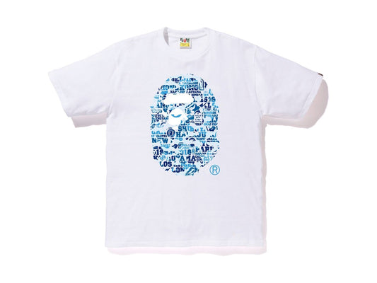 BAPE SINCE 1993 TEE BLUE CAMO TEE "WHITE"