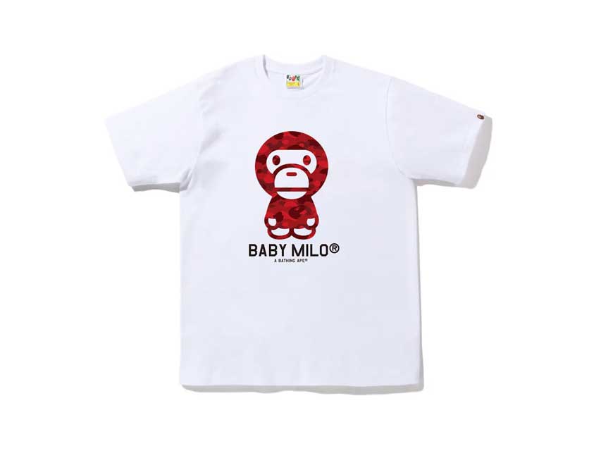 BAPE BABY MILO TEE SS23  KIDS "WHITE"