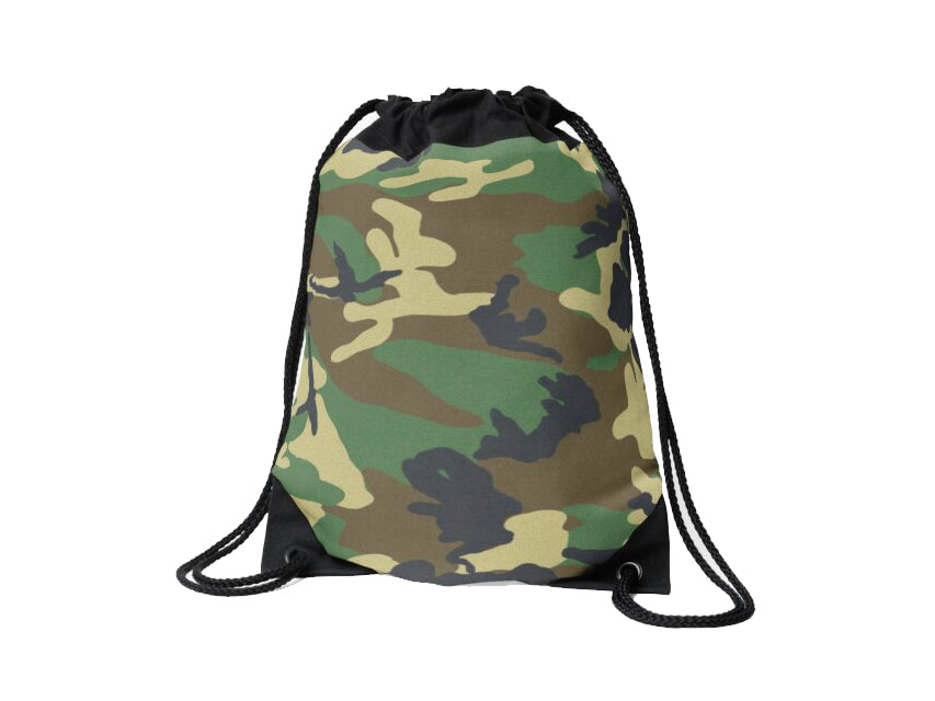 BAPE DRAW STRING BAG  KIDS "SAFARI CAMO/PINK"