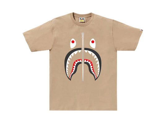 BAPE SHARK TEE "BEIGE"