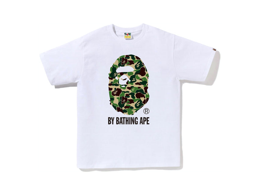 BAPE BOX LOGO ABC GREEN CAMO TEE SS23 "WHITE"