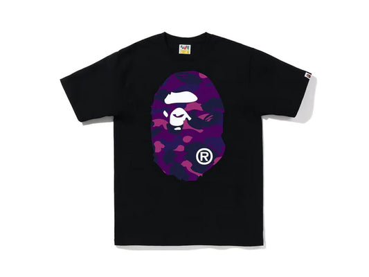 BAPE GRAPH TEE PURPLE BLACK