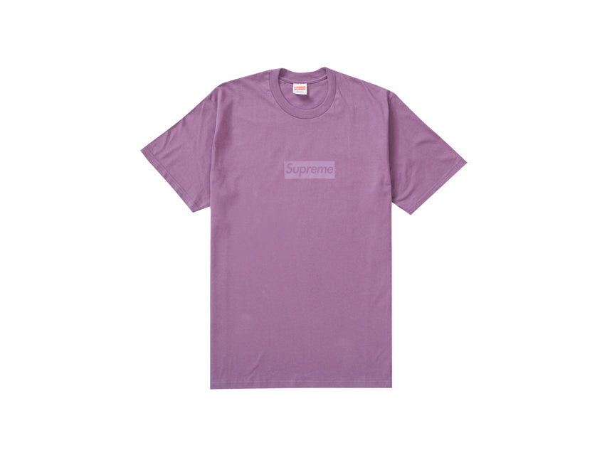 SUPREME TONAL BOX LOGO TEE 'DUSTY PURPLE'