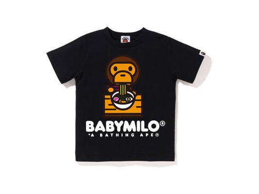 BAPE MILO DAYPACK F/B TEE KIDS "BLACK"