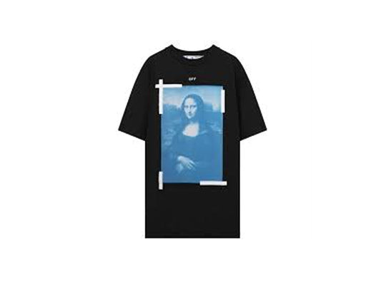 OFF-WHITE MONA LISA OS TEE 2021 "BLACK"