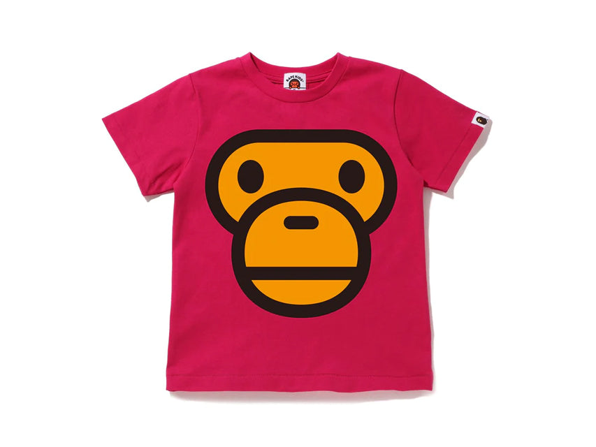 BAPE BABY MILO FACE TEE KIDS "PINK"