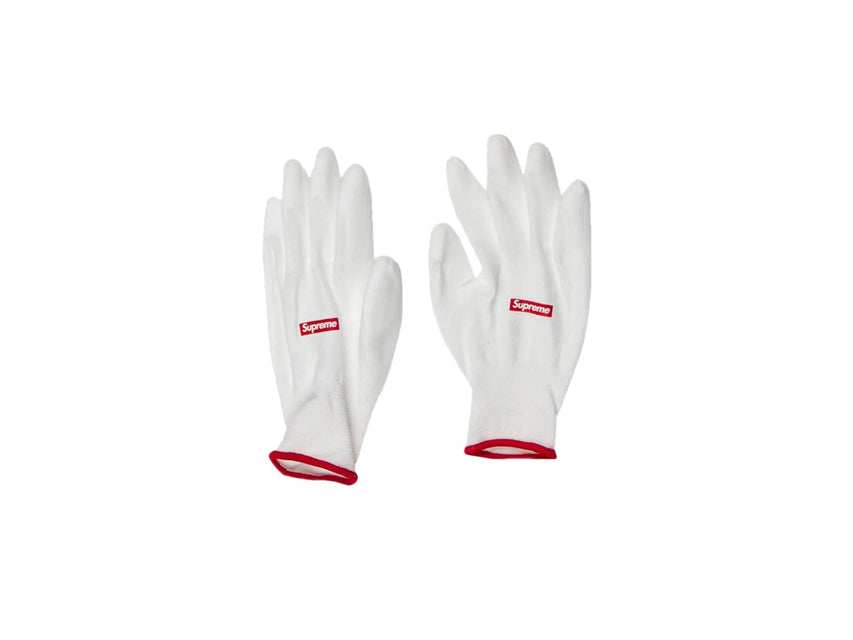 SUPREME FW20 RUBBERIZED GLOVES "WHITE"