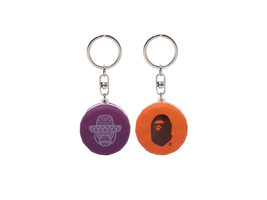 BAPE APE HEAD MACARON KEYCHAIN "PURPLE"