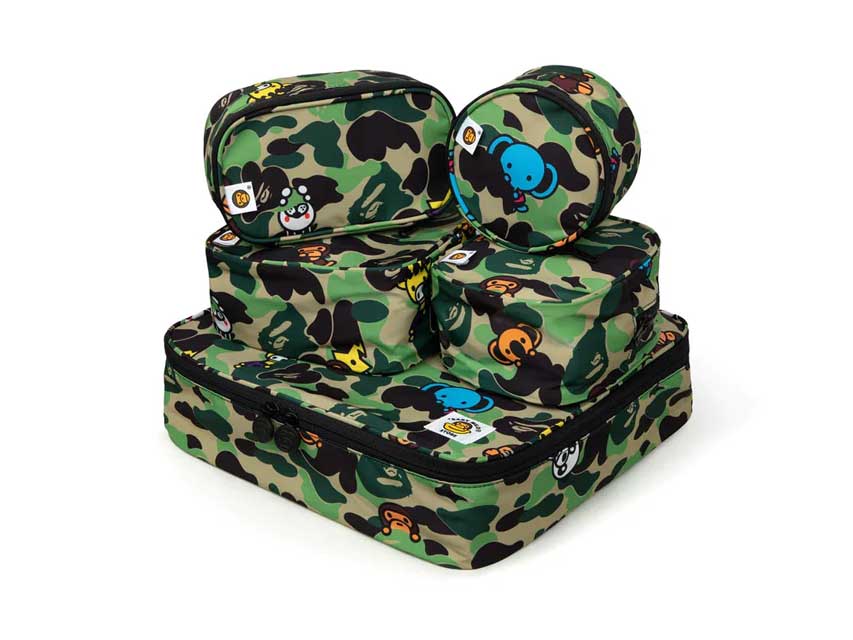 BAPE MILO ALL FRIEND BACKPACK "ABC GREEN CAMO"