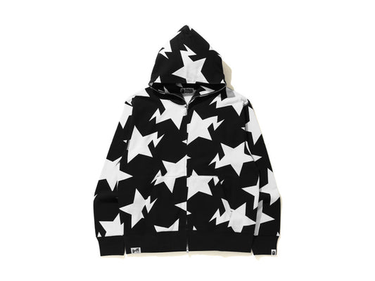 BAPE WGM 1993 STAR HOODIE BLACK