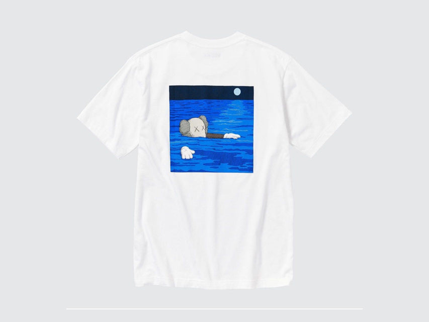 KAWS SHORT SLEEVE KIDS TEE "WHITE/BLUE"