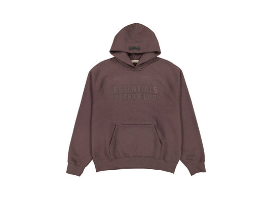 ESSENTIALS PULLOVER HOODIE "PLUM"