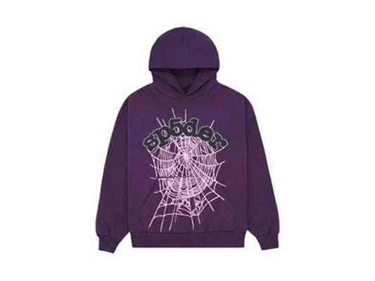 SP5DER WEB HOODIE GRAPE