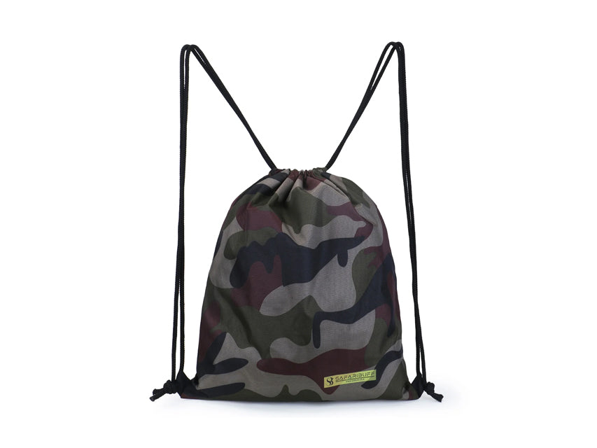 BAPE DRAW STRING BAG KIDS "SAFARI CAMO/GREEN"