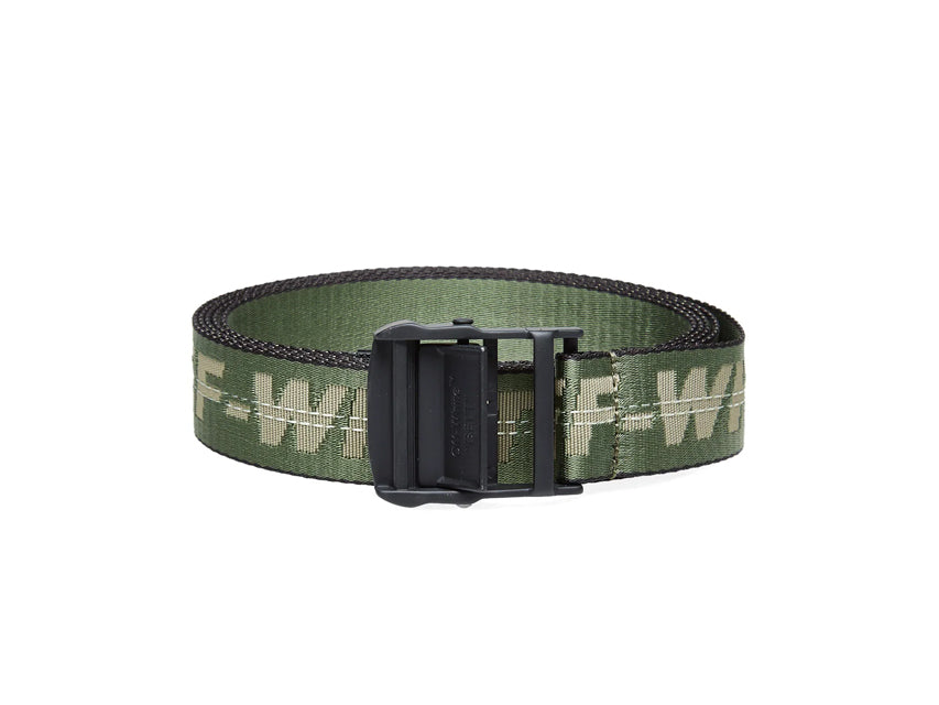 OFF-WHITE INDUSTRIAL BELT "ARMY GREEN/BLACK BUCKLE"