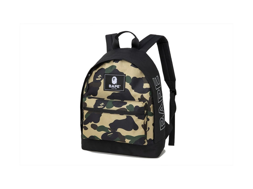 BAPE BACKPACK SS22 "YELLOW CAMO/BLACK"