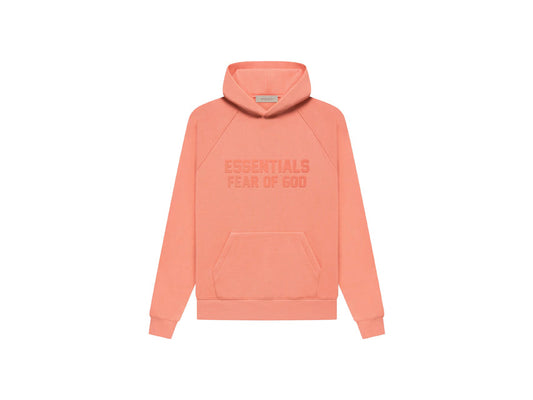 ESSENTIALS PULLOVER HOODIE FW22 "CORAL"