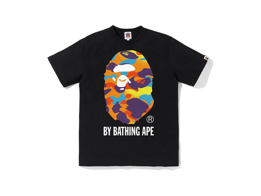 BAPE APE HEAD MULTI GRID CAMO TEE (KIDS) "BLACK"