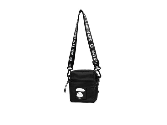 BAPE LOGO SHOULDER BAG "BLACK"