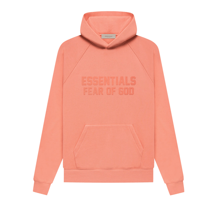 FEAR OF GOD ESSENTIALS HOODIE 'CORAL'
