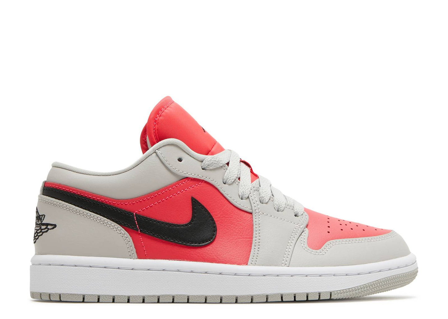 WMNS AIR JORDAN 1 LOW 'LIGHT IRON ORE SIREN RED'