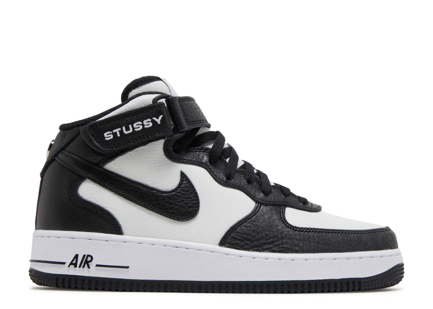 STUSSY X AIR FORCE 1 MID 'BLACK WHITE'