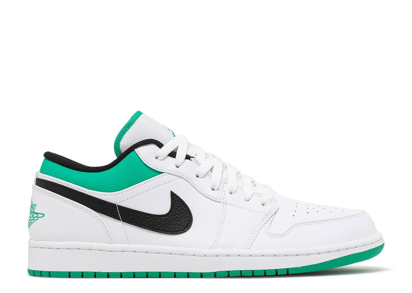 AIR JORDAN 1 LOW 'WHITE LUCKY GREEN'