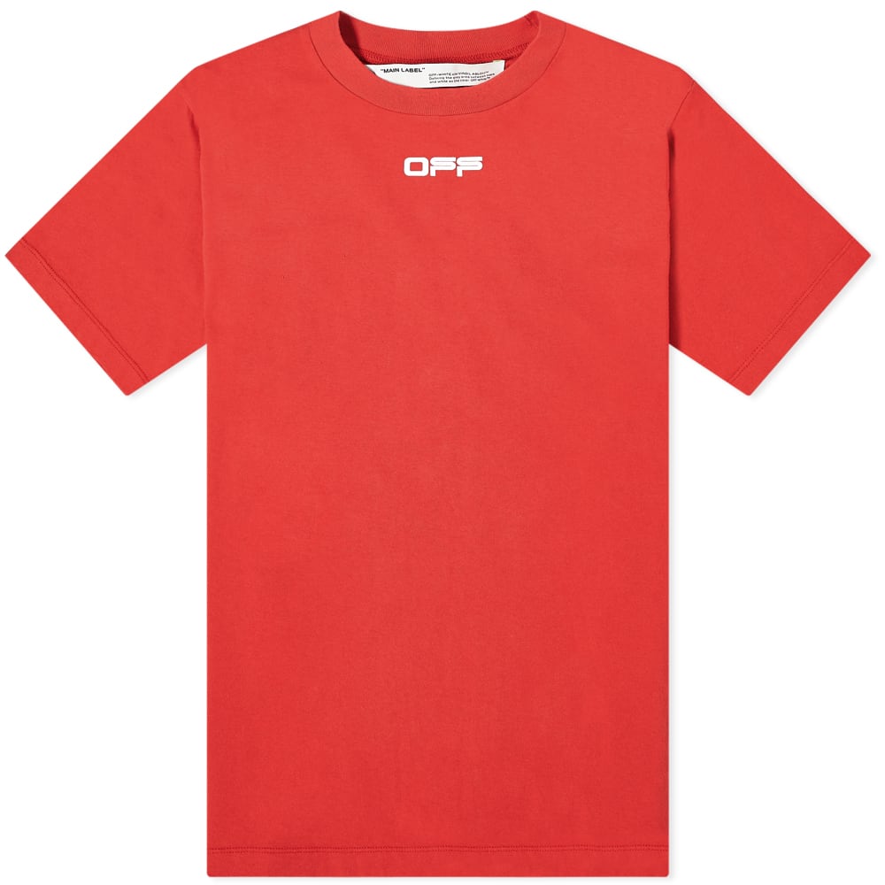OFF-WHITE ARROWS LOGO TEE "RED"