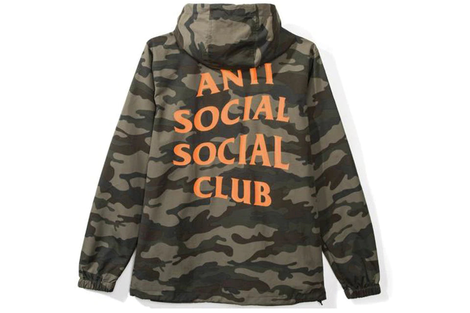 ASSC MAK ANORAK "GREEN CAMO/ORANGE"