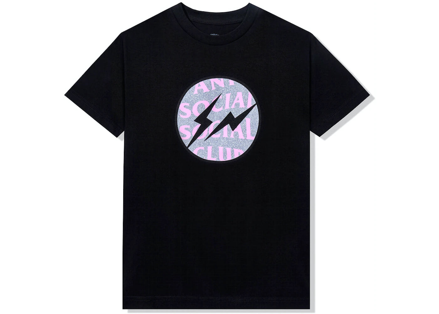 ASSC X FRAGMENT CALLED INTERFERENCE TEE "BLACK/PINK"