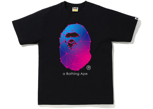 ASSC PINK SPIDER WEB TEE BLACK