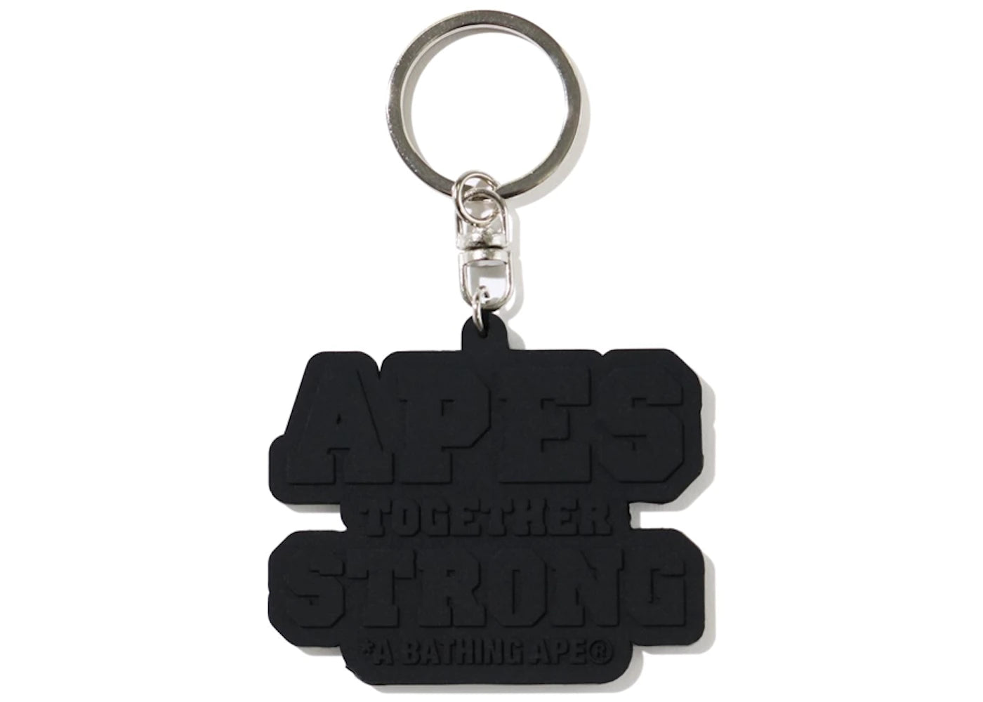 BAPE CARABINER KEYCHAIN "BLACK"