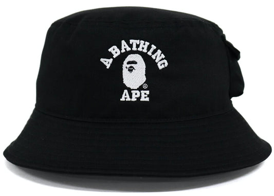 BAPE COLLEGE TRUCKER HAT "BLACK"