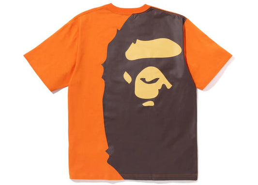 BAPE GIANT APE HEAD OS TEE "ORANGE"