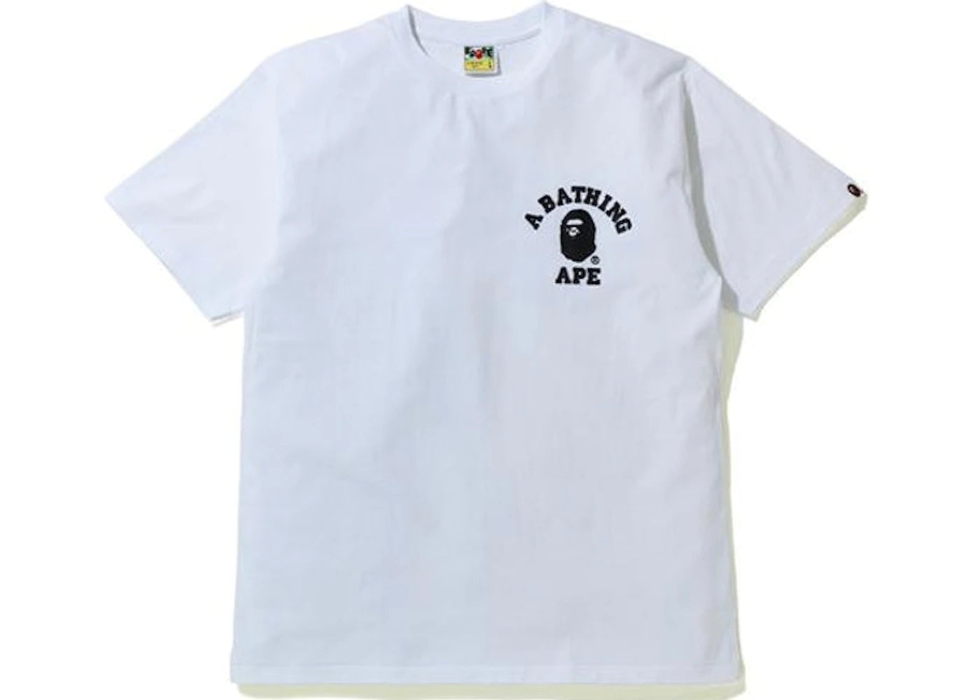 BAPE SILICON COLLEGE ONE POINT T-SHIRT WHITE