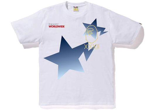 BAPE BAPE STA APE HEAD TEE WHITE