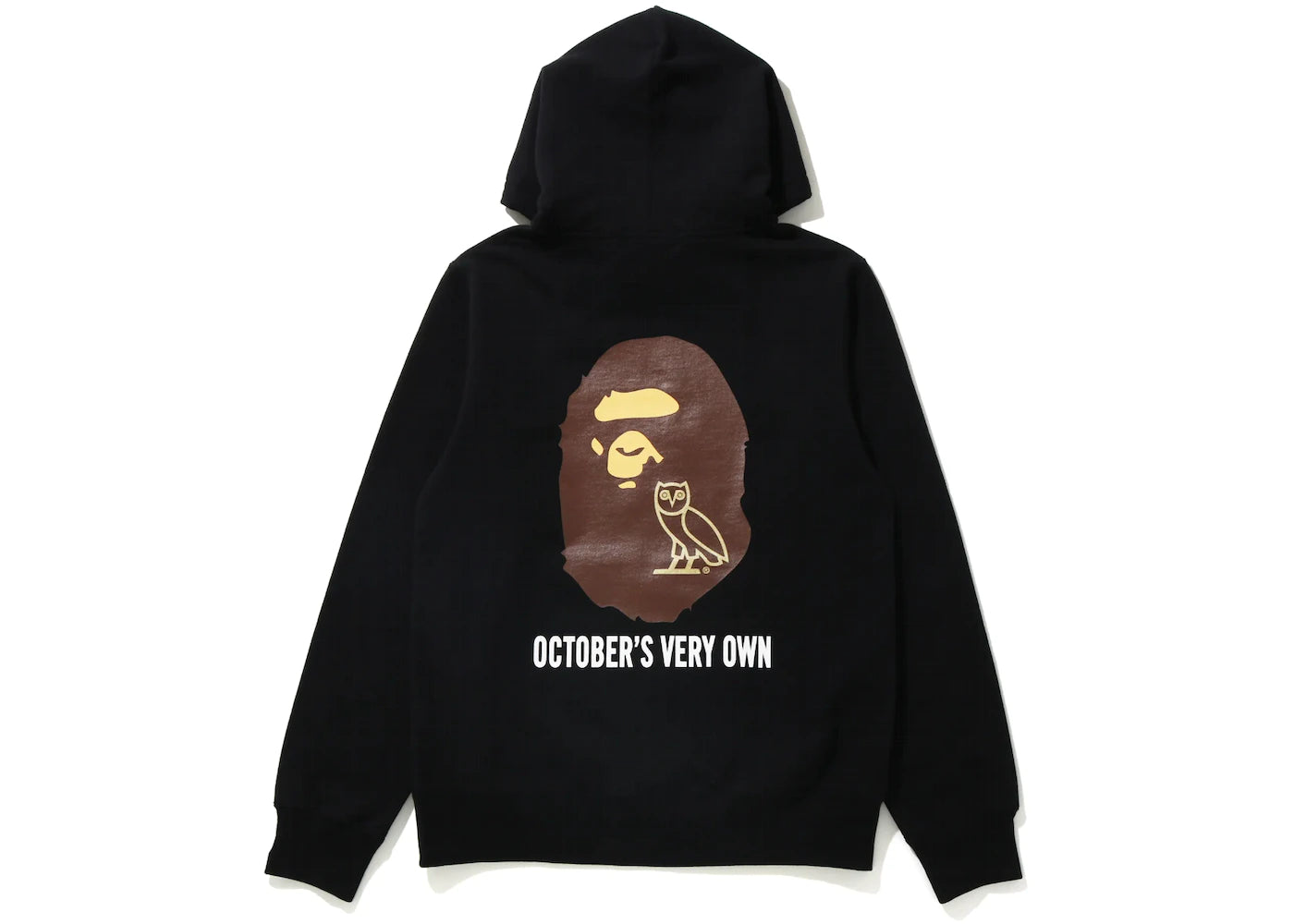 BAPE X OVO PULLOVER HOODIE FW21 "BLACK"