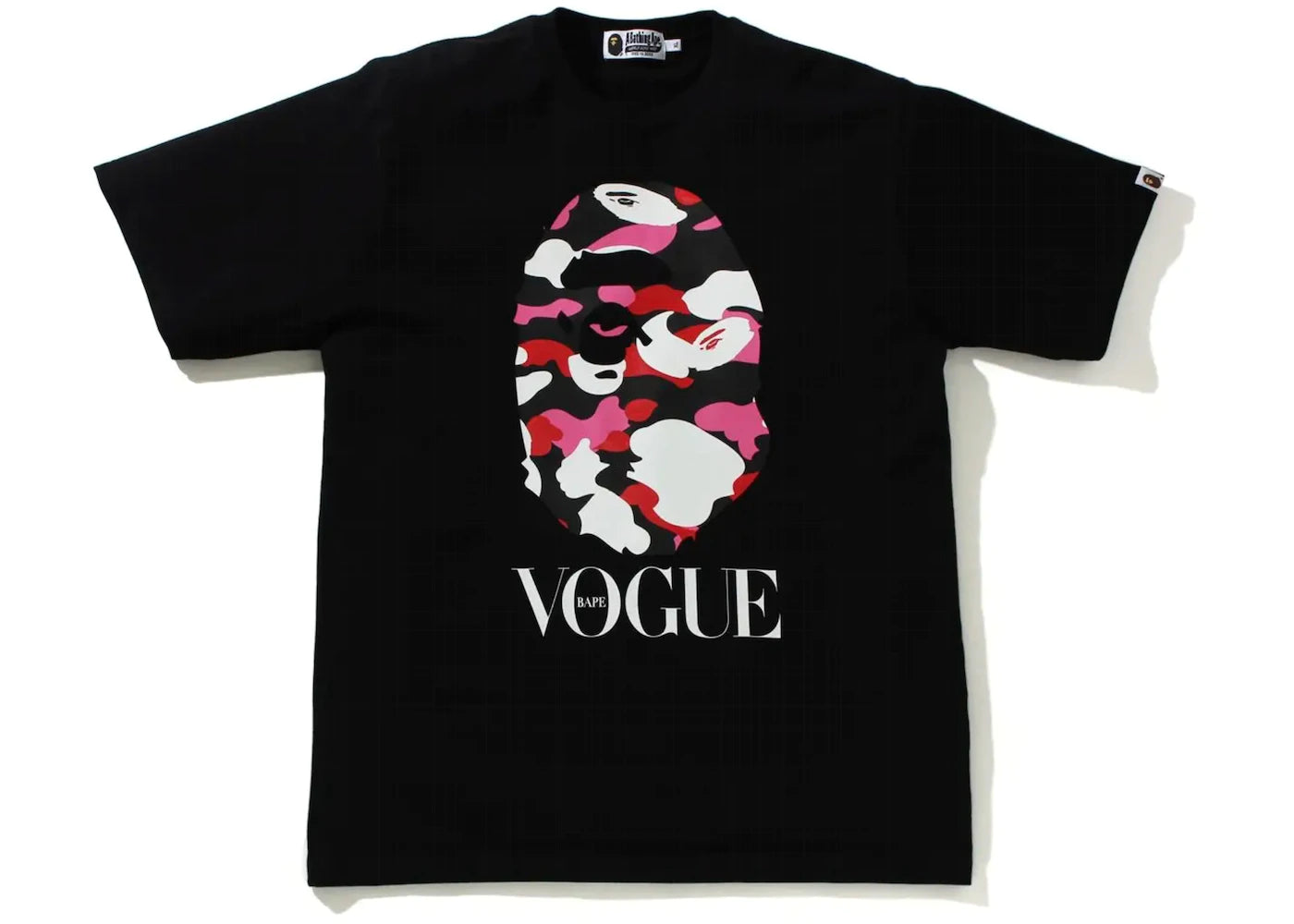 BAPE X LDG APE HEAD TEE "BLACK"