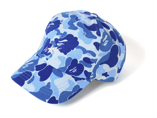 BAPE STA LOGO TRUCKER HAT "ABC BLUE CAMO"