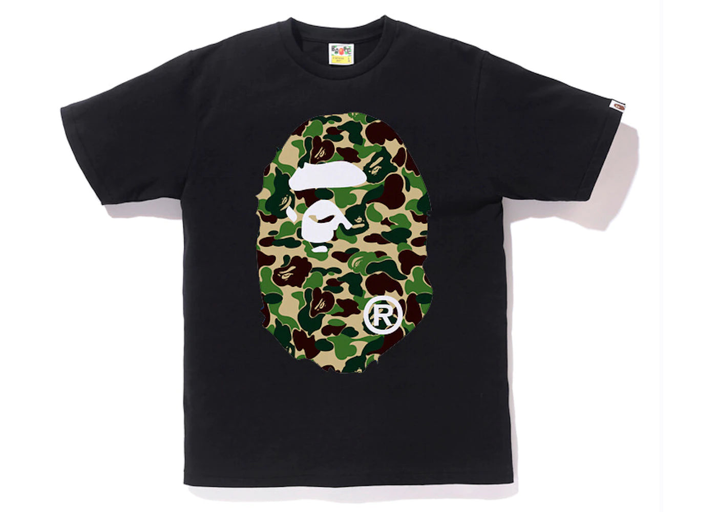 BAPE WOMENS ABC BAPE BOX TEE BLACK/GREEN