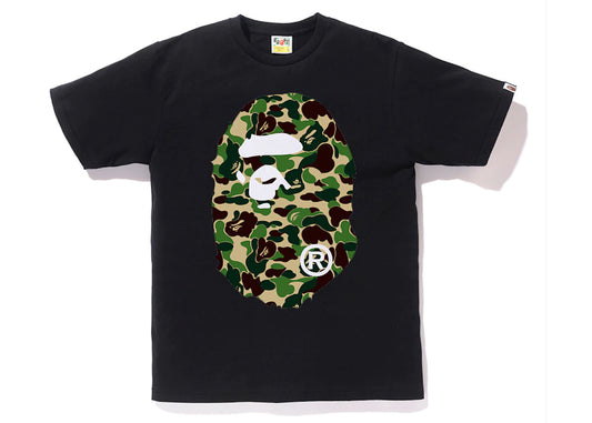 BAPE WOMENS ABC BAPE BOX TEE BLACK/GREEN