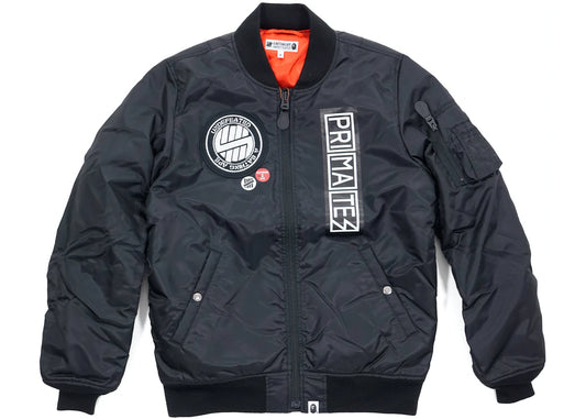 BAPE WING LOGO MA-1 BOMBER JACKET "BLACK"