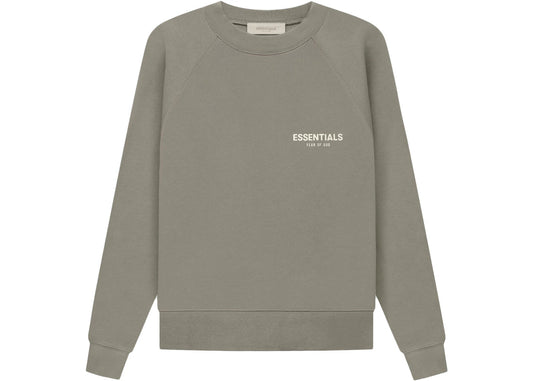 ESSENTIALS CREWNECK DESERT TAUPE