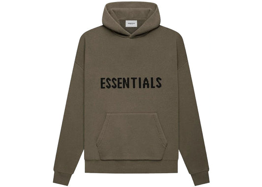 ESSENTIALS KNIT PULLOVER HOODIE FW21 "HARVEST"